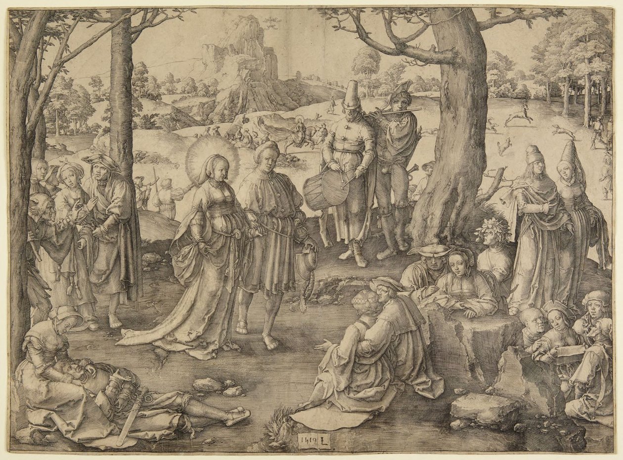 Magdalenans dans av Lucas van Leyden