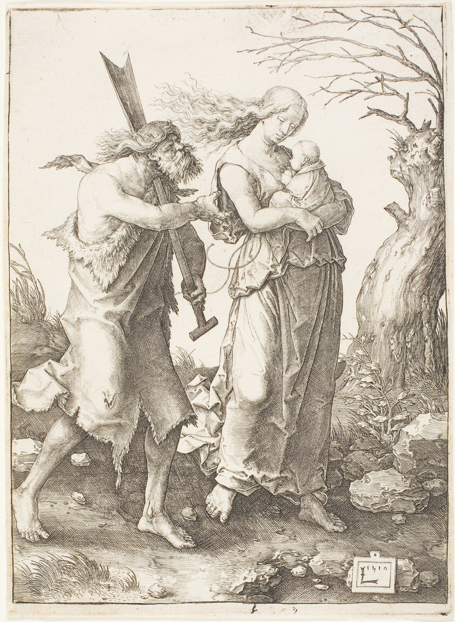 Utvisningen från paradiset av Lucas van Leyden