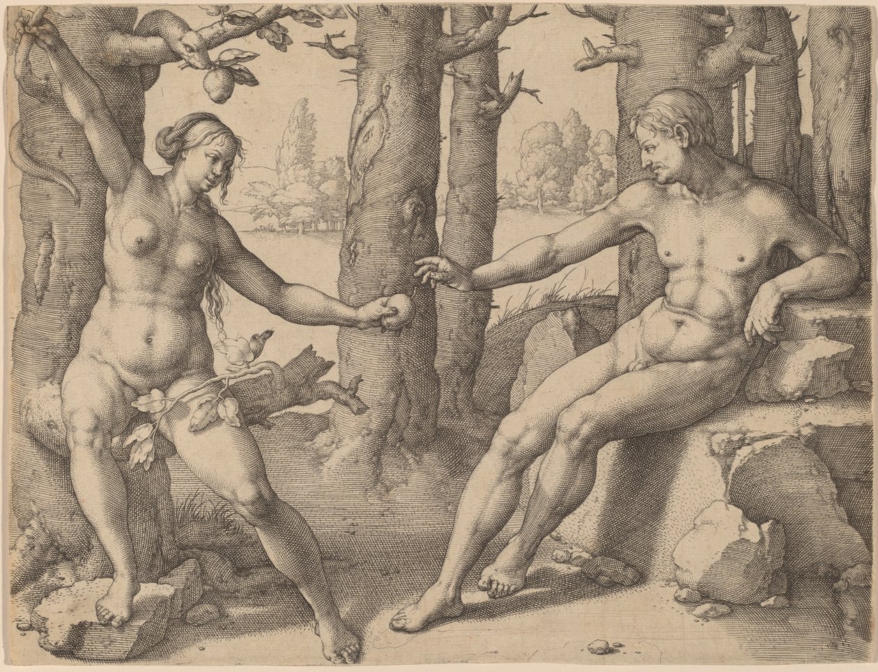 Människans fall av Lucas van Leyden