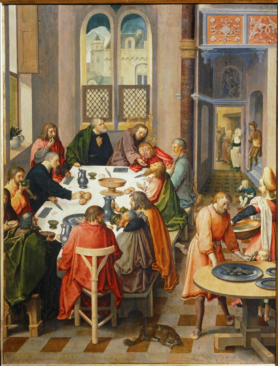 Den sista måltiden... av Lucas van Leyden