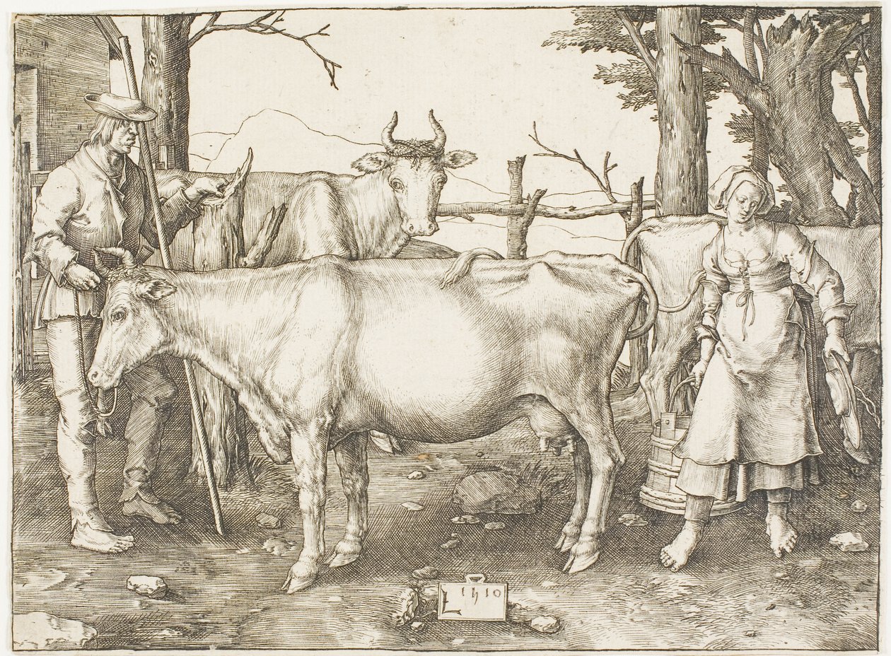 The Milkmaid av Lucas van Leyden