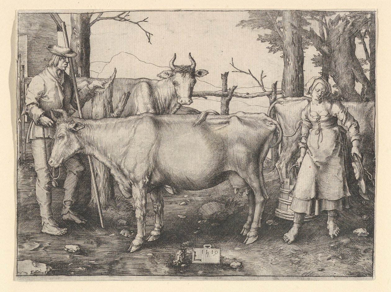 Mjölkpigan av Lucas van Leyden