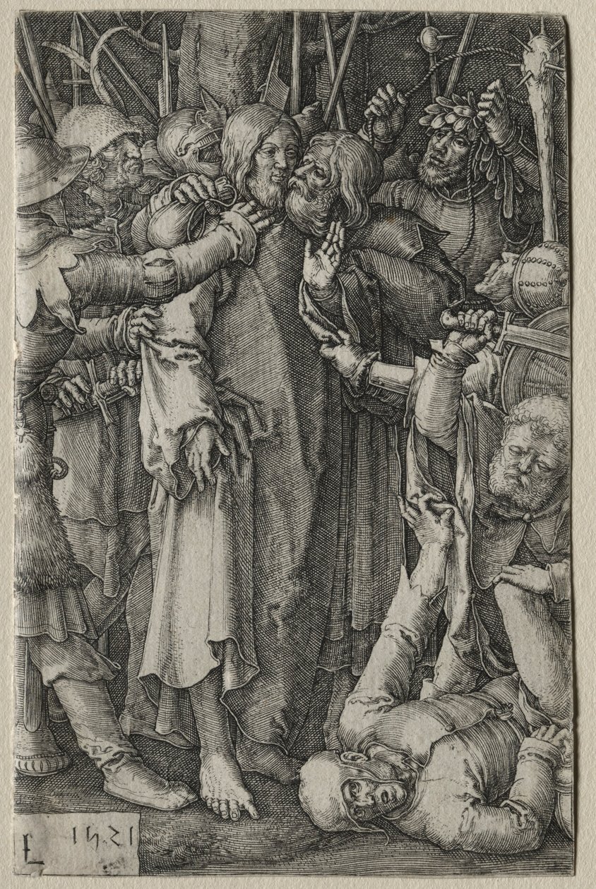 The Passion: The Capture of Jesus, 1521. av Lucas van Leyden