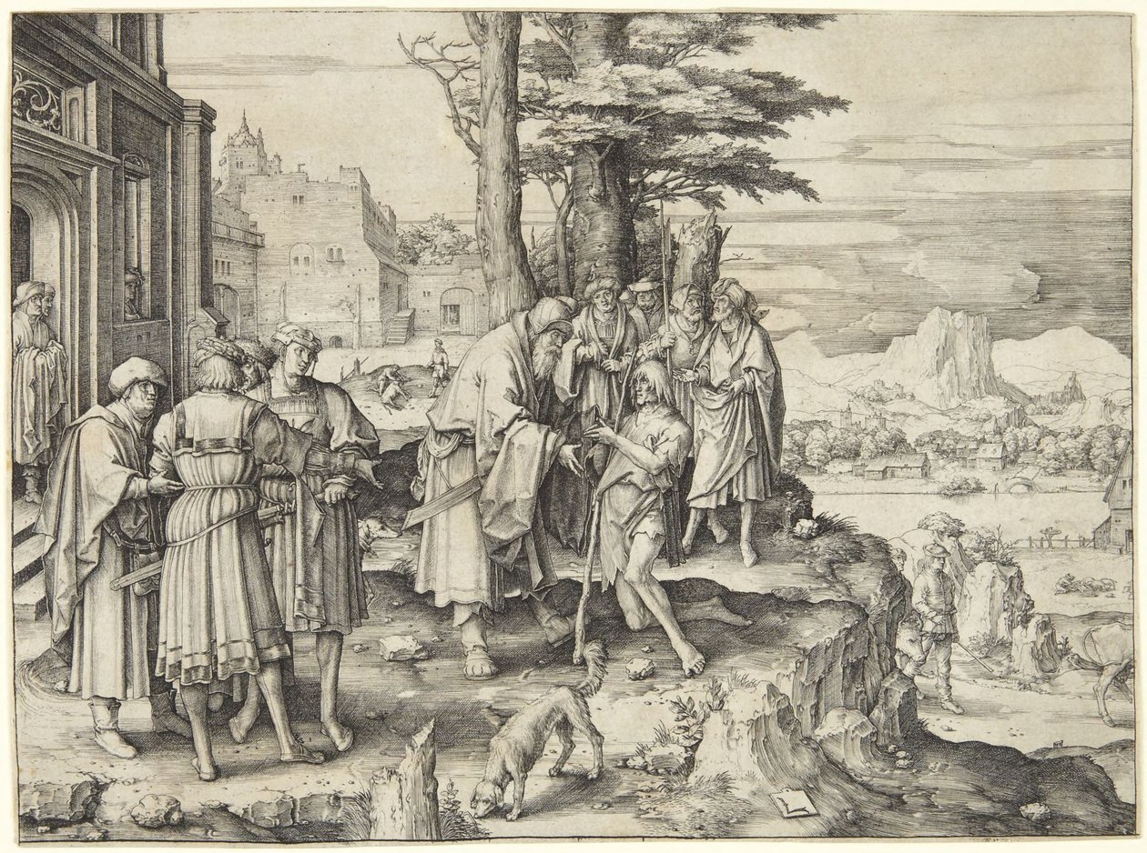 Den förlorade sonens återkomst av Lucas van Leyden
