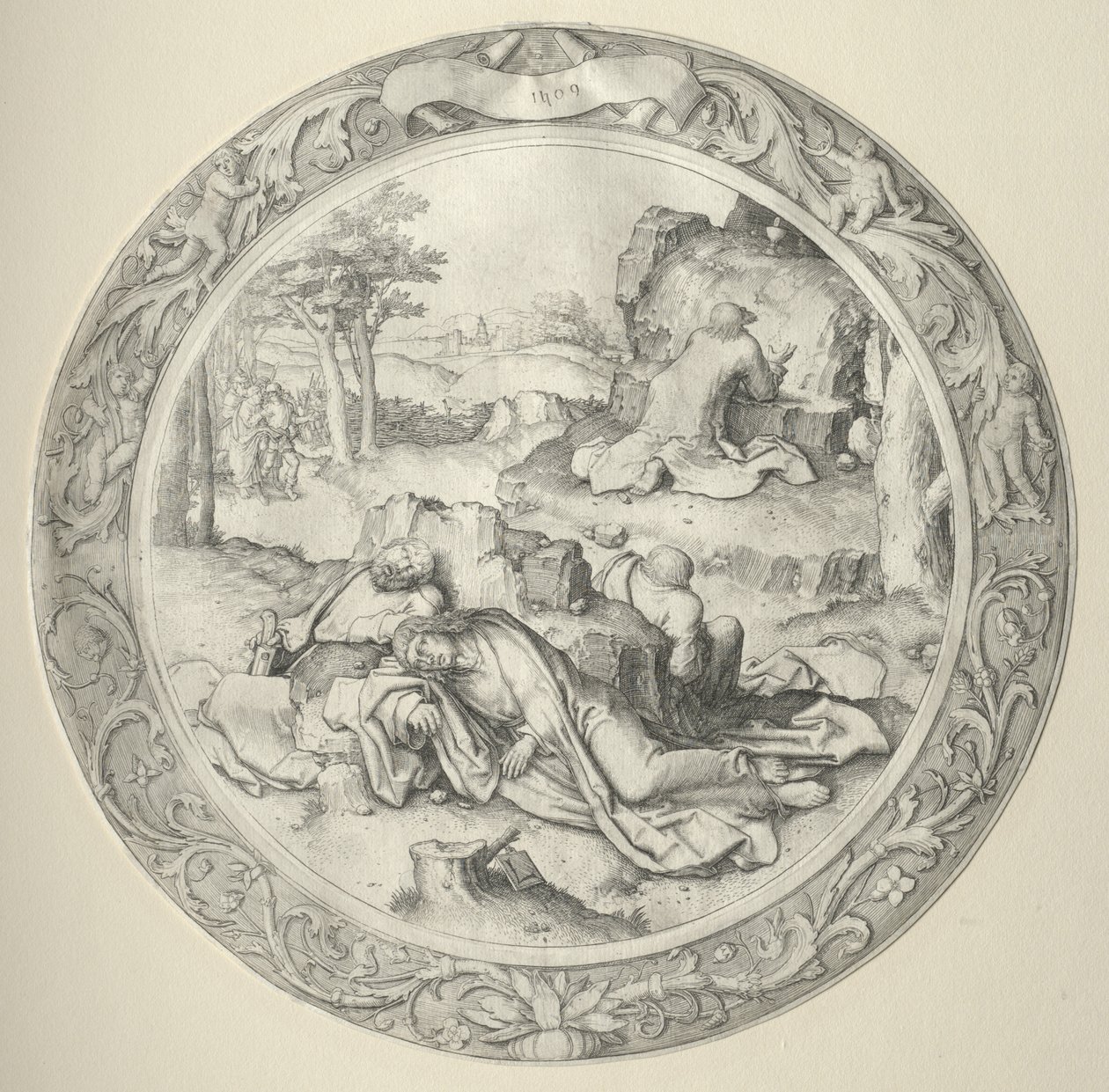 Den runda passionen, 1509. av Lucas van Leyden