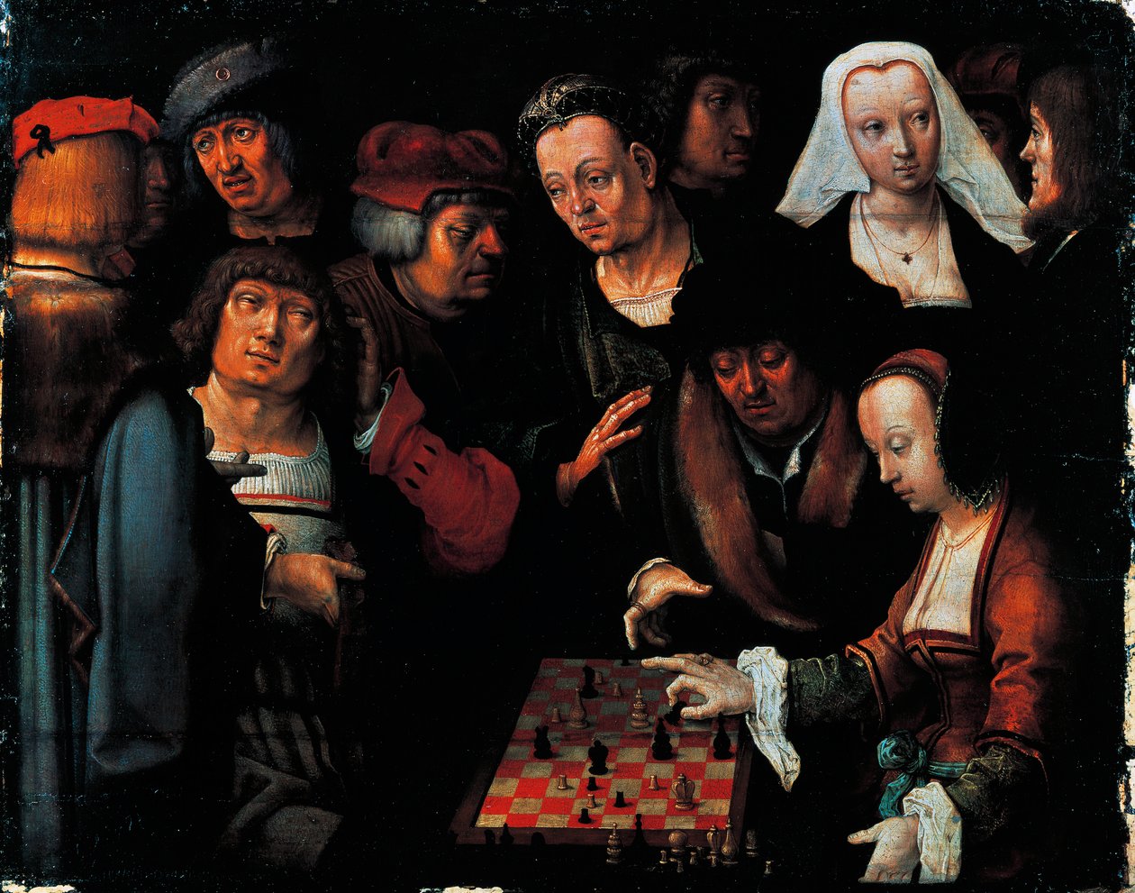 Schackspelarna av Lucas van Leyden