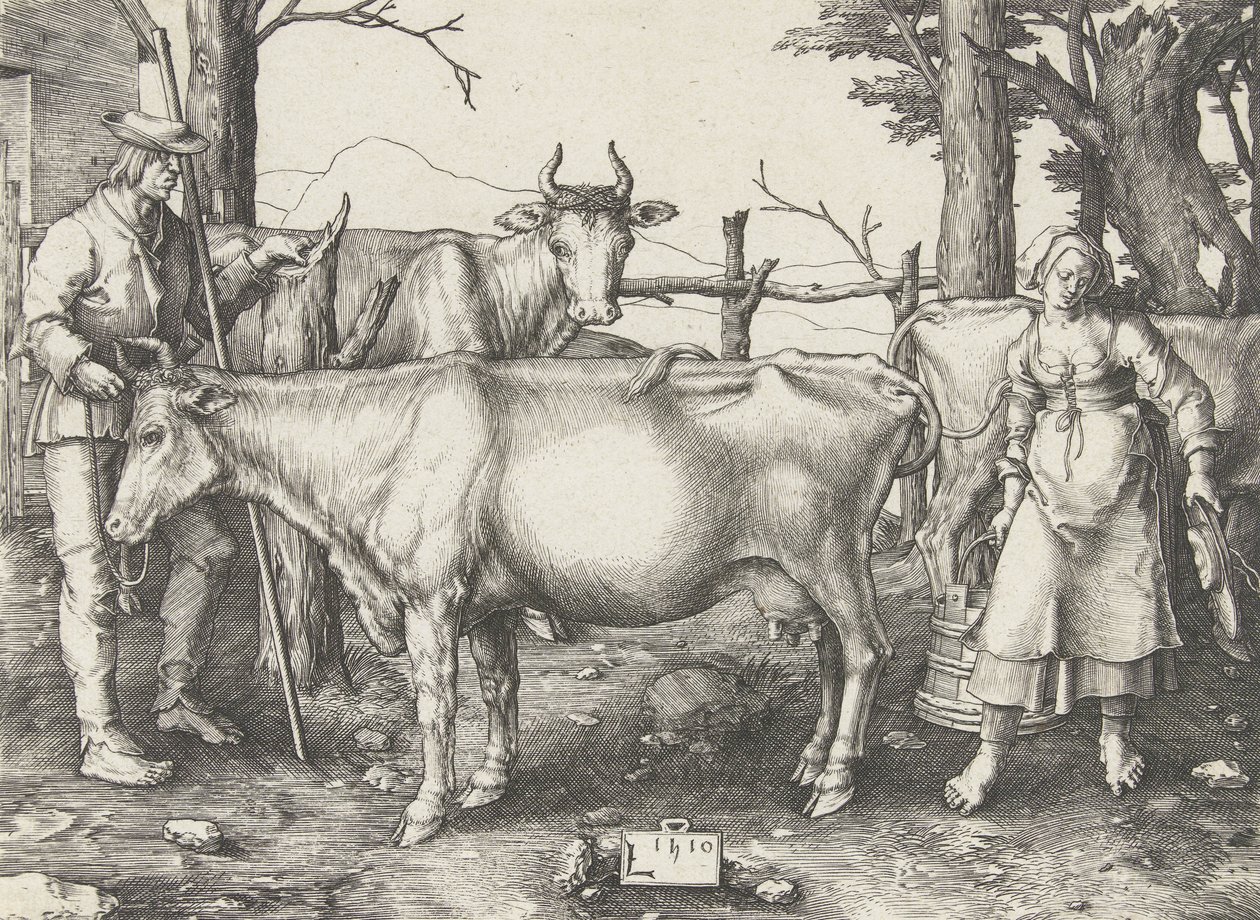 Mjölkerskan av Lucas van Leyden
