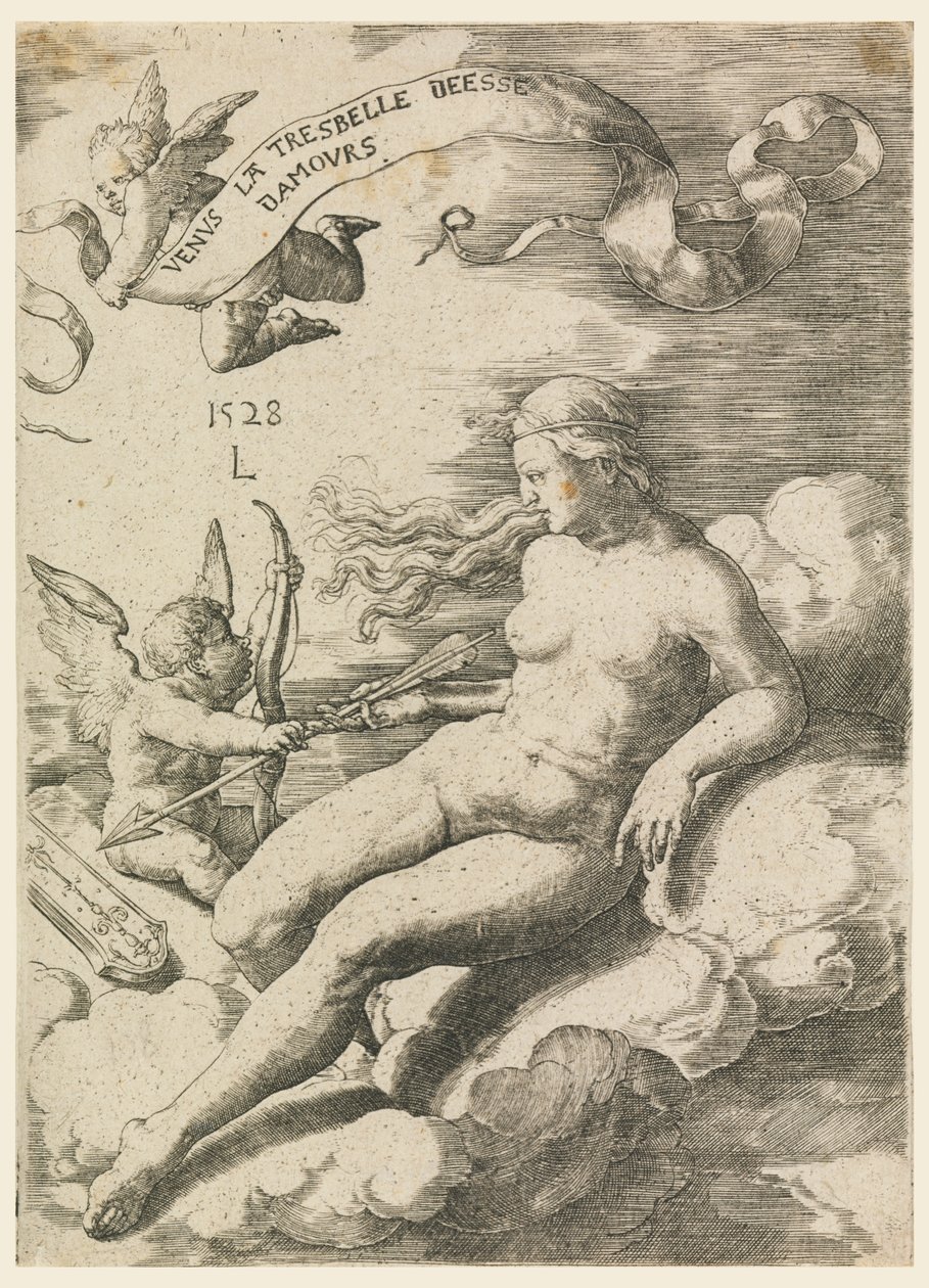 Venus och Amor av Lucas van Leyden