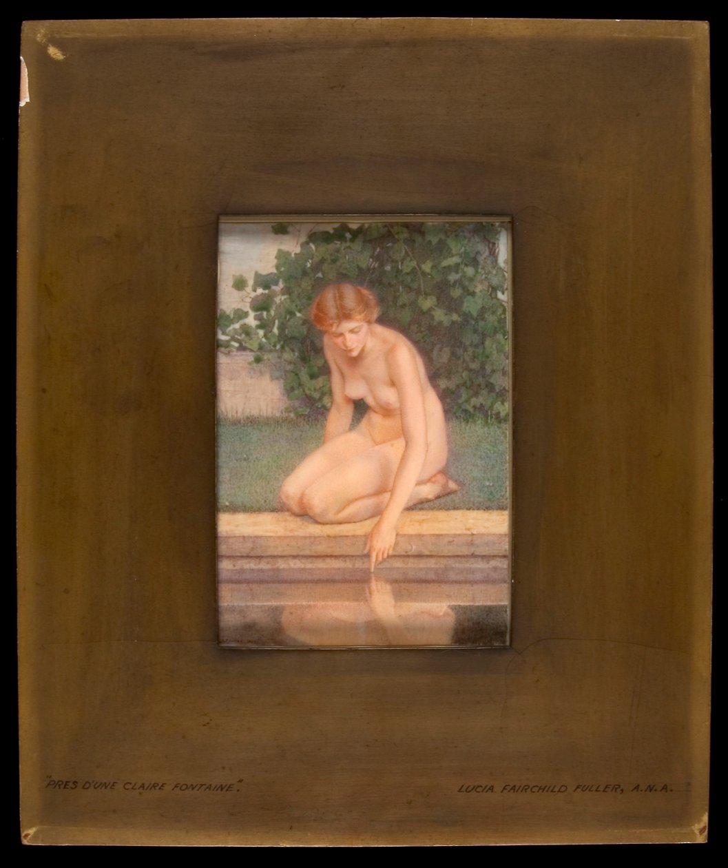 Vid en klar fontän, 1907. av Lucia Fairchild Fuller