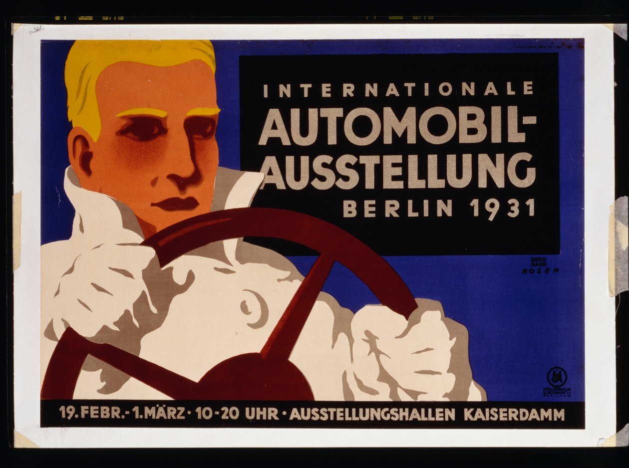 Internationell bilutställning, Berlin 1931 av Lucian and Rosen F. (fl.1929) Bernhard