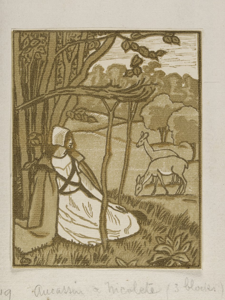 MS katalog över Lucien Pissarros trästick (trästick) av Lucien Pissarro