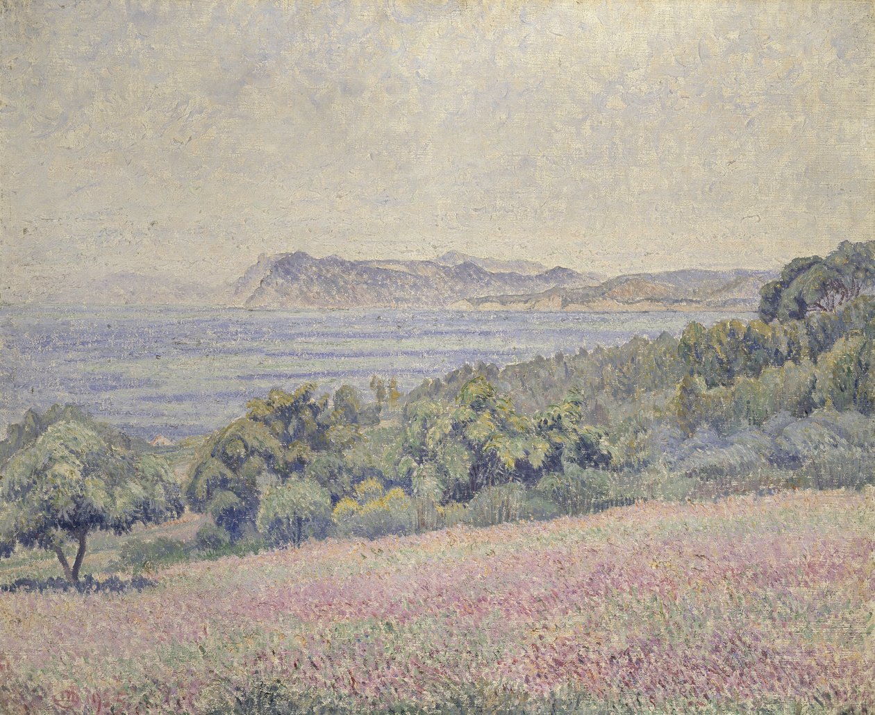 Tistlar, Le Brusq, 1925 av Lucien Pissarro