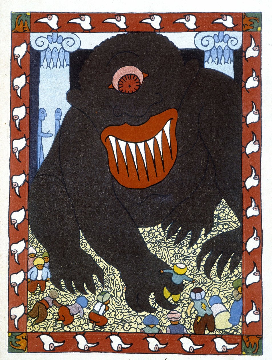 En kyklop - i "Arabian Nights" av Lucien Laforge