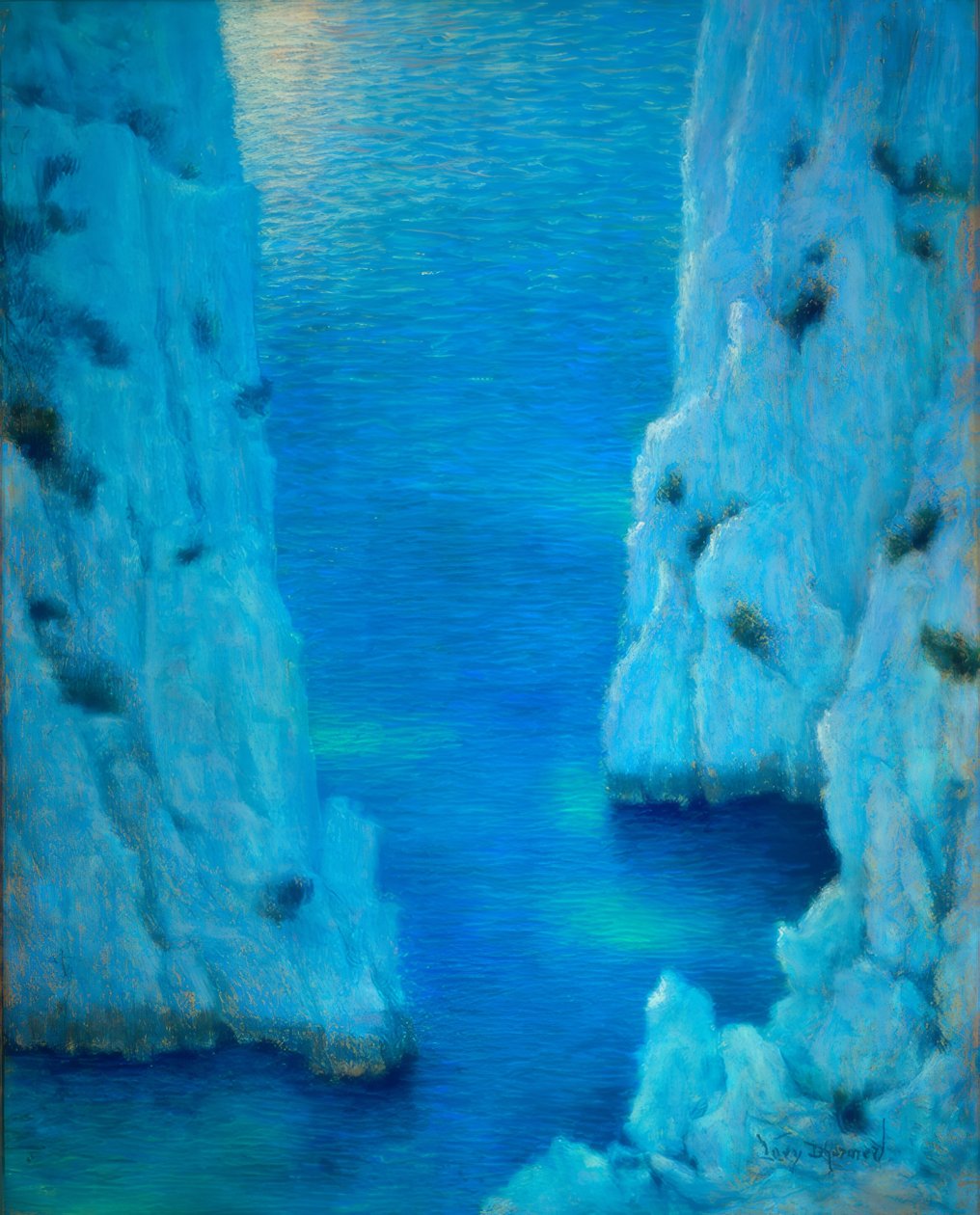 La Calanque av Lucien Levy-Dhurmer