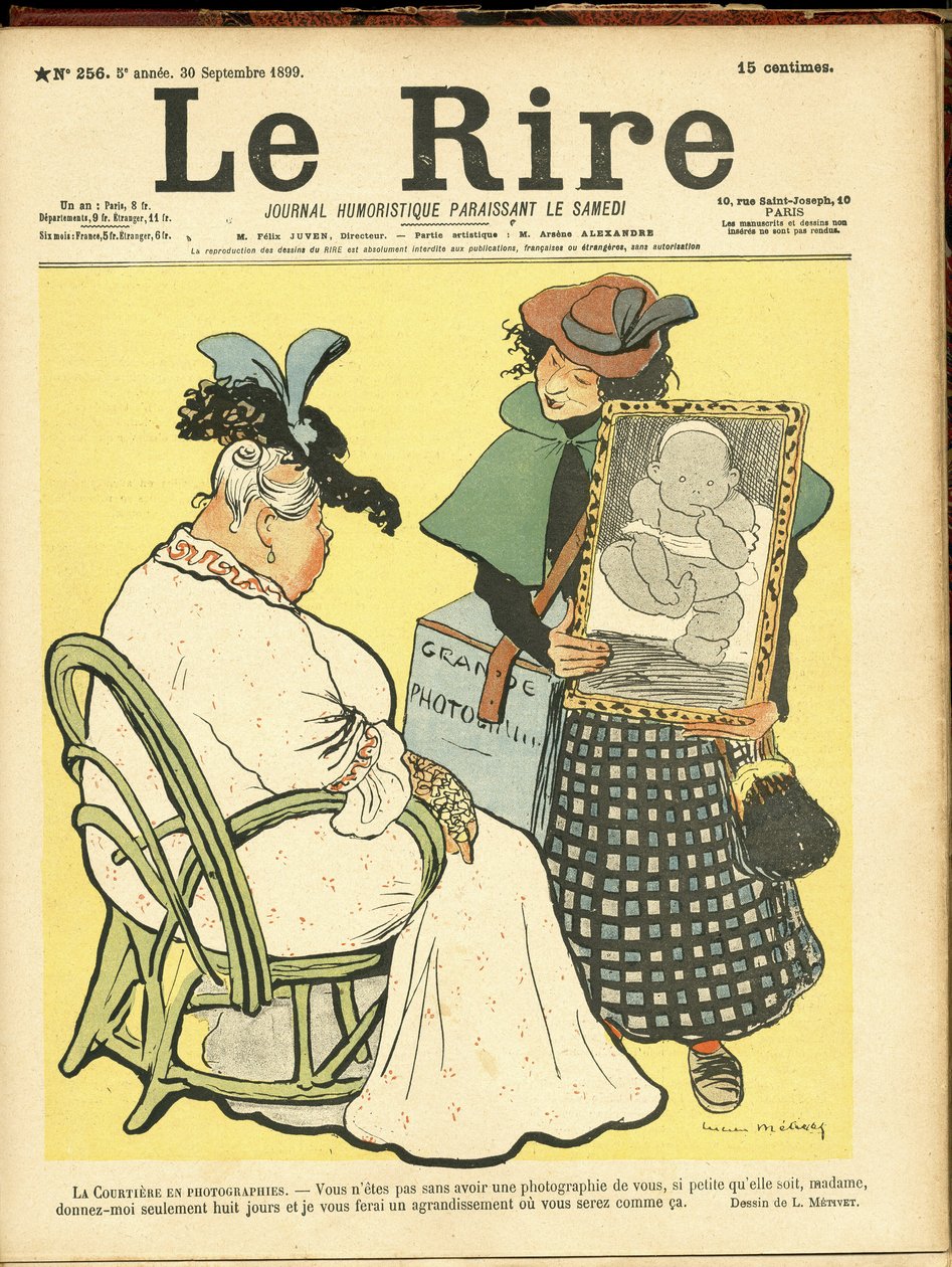 Omslag till "Le Rire" av Lucien Metivet