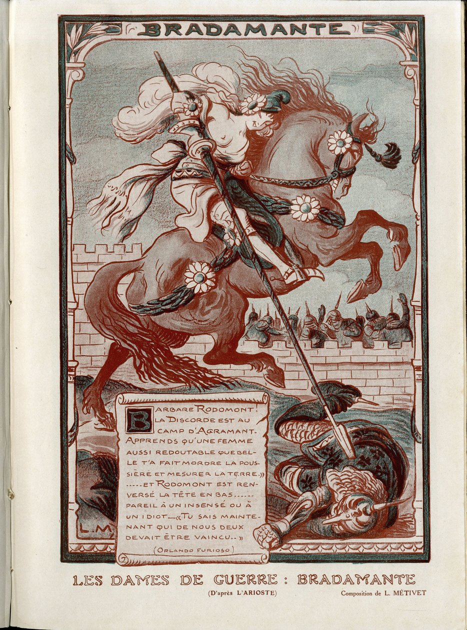 Illustration i "Fantasio" av Lucien Metivet