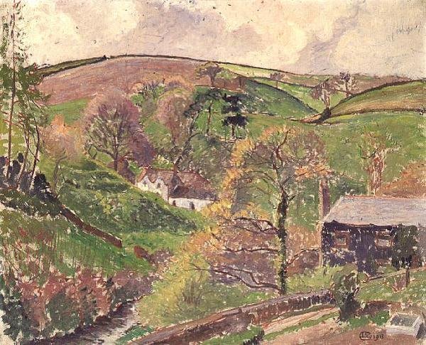 Blackpool Valley av Lucien Pissarro