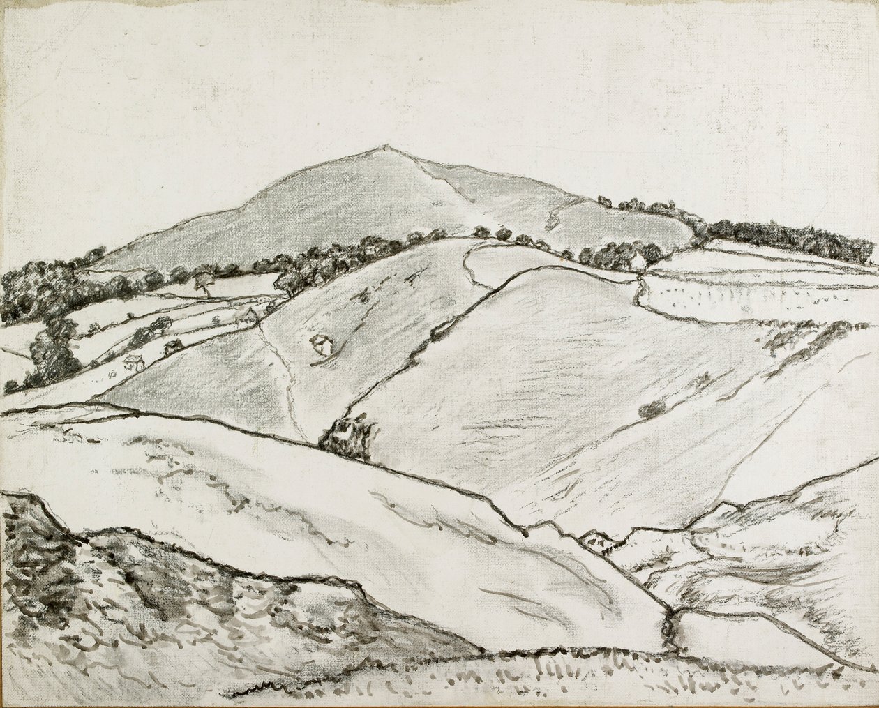 Cefn Bryn, 1933 av Lucien Pissarro
