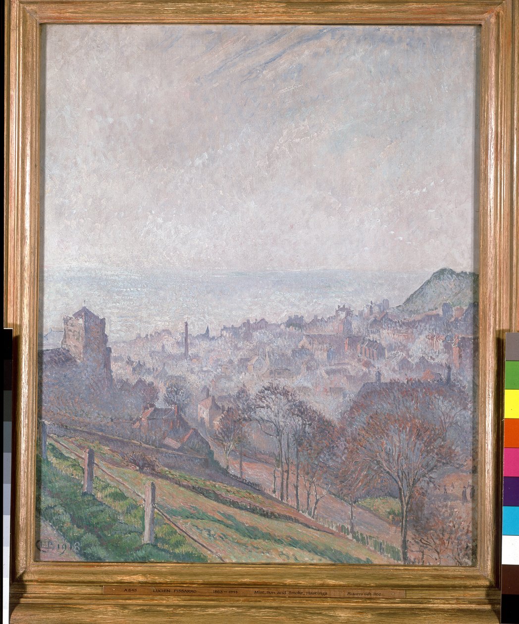 Hastings: Mist, Sun och Smoke av Lucien Pissarro