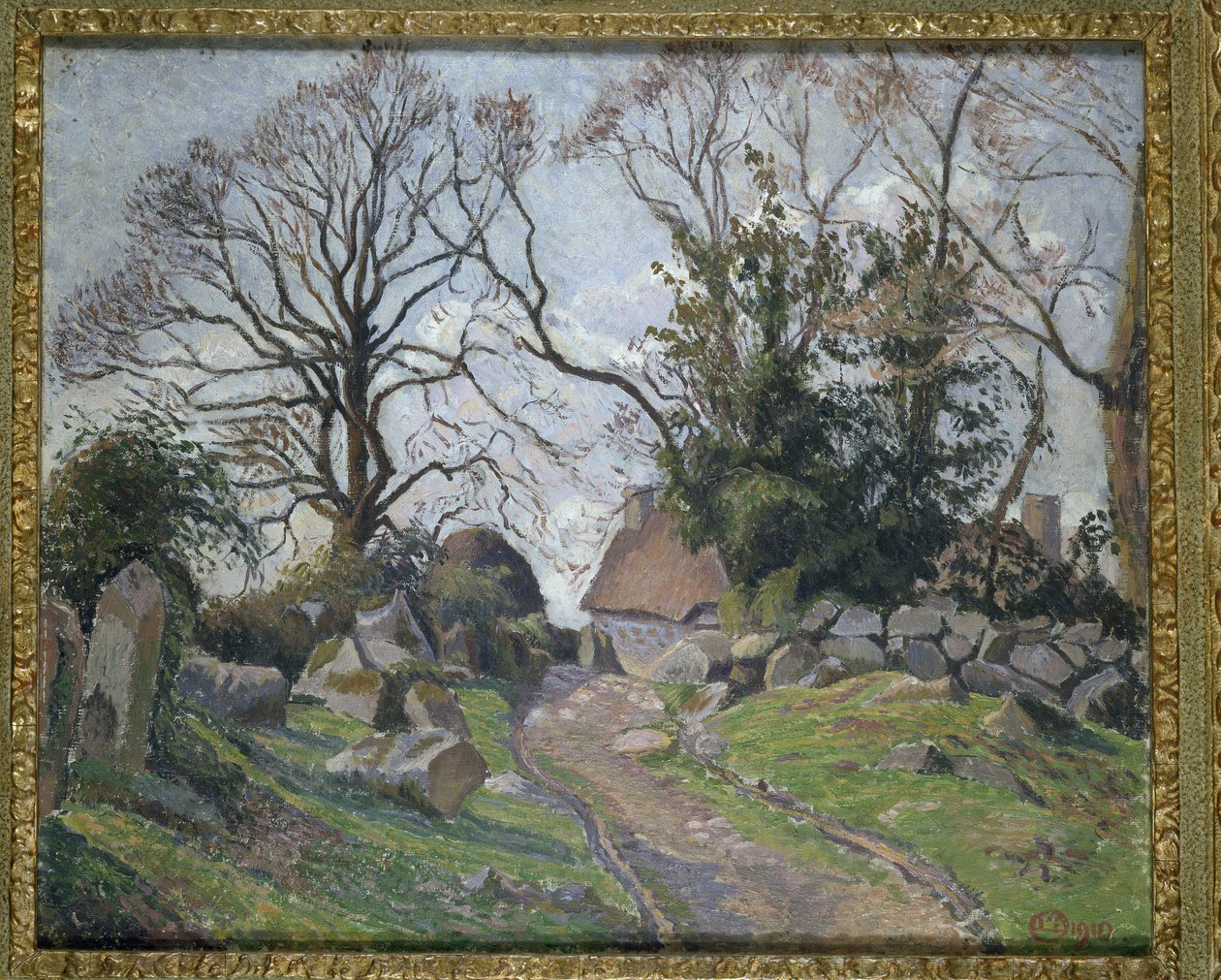 Poulfenc i Riec, 1910 av Lucien Pissarro