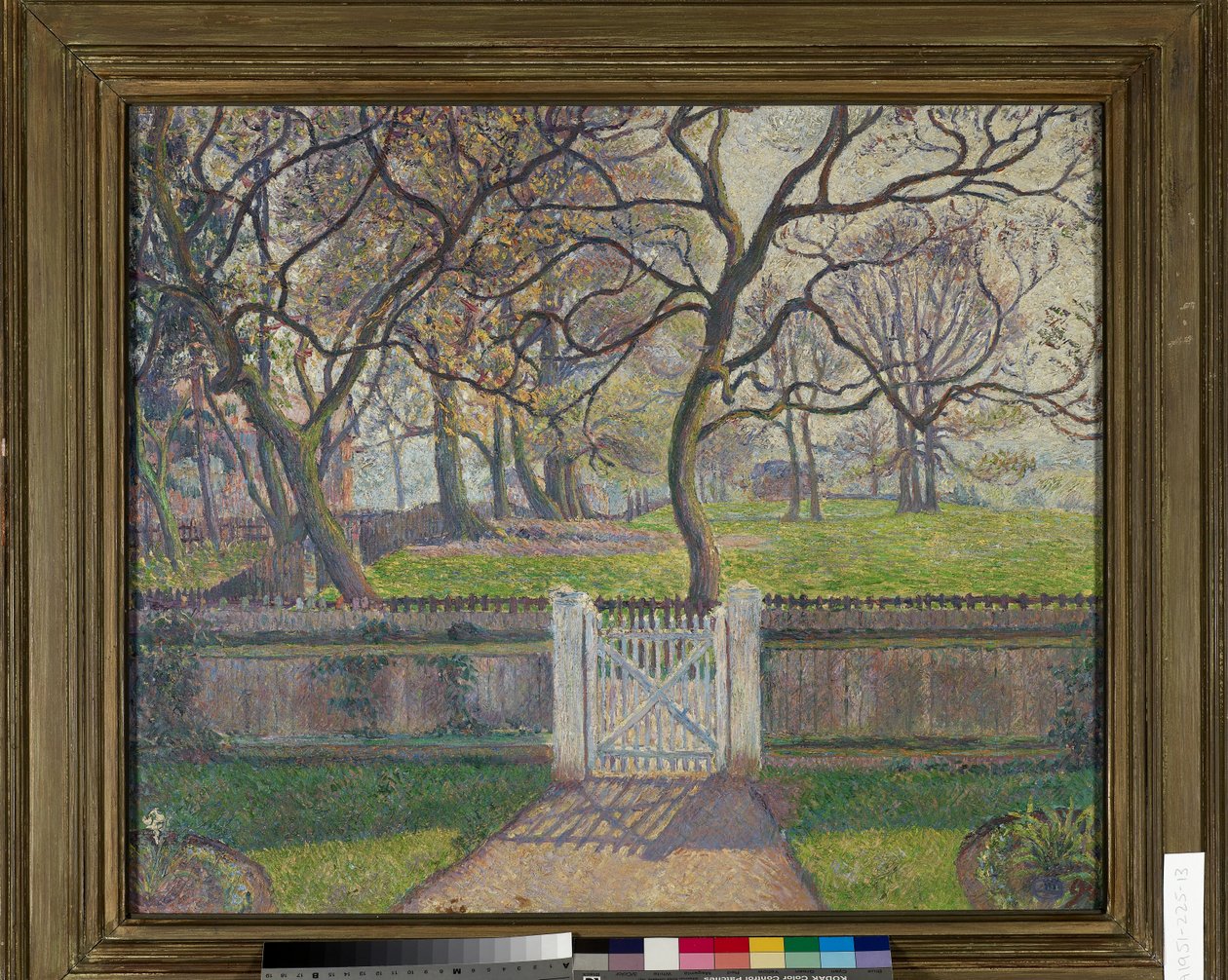 Trädgårdsporten, Epping av Lucien Pissarro