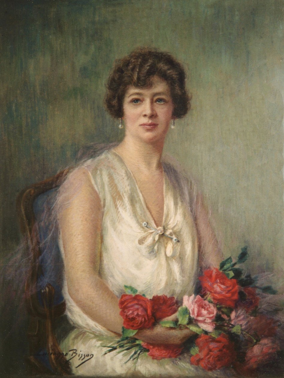 Portrait de madame Griffon av Lucienne Bisson