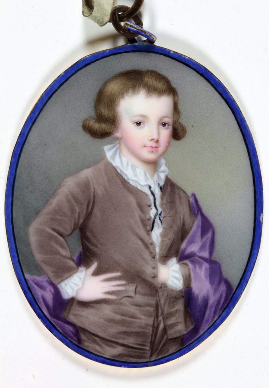 Lord Edward Charles Cavendish Bentinck (emalj) av Lucius Barber