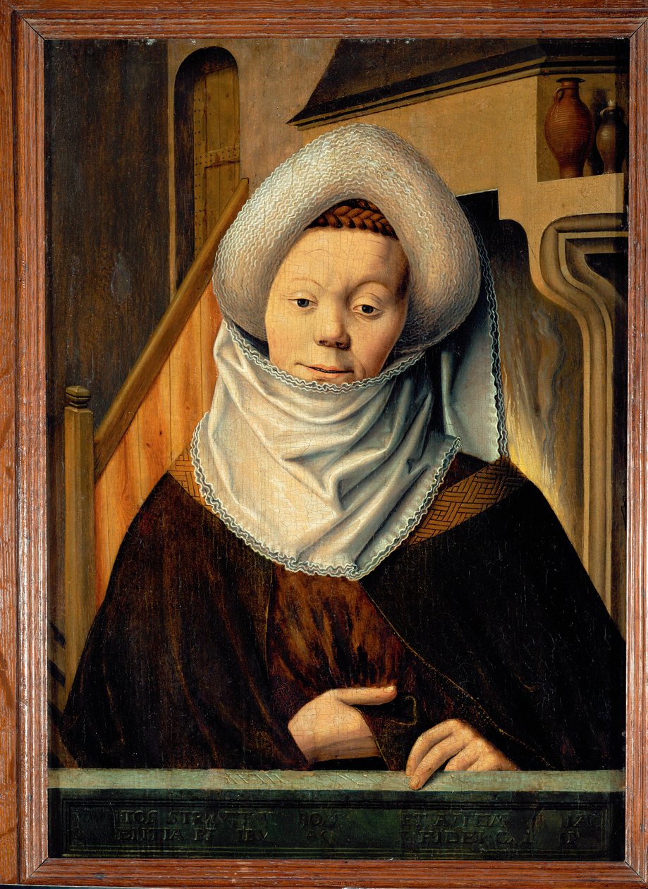 Sibyllan från Delphos - ur en serie om 15 sibyllor och hedniska profeter från katedralen i Münster, Tyskland... av Ludger Tom the Younger Ring