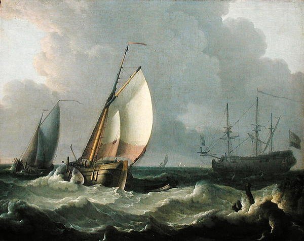 Havslandskap av Ludolf Backhuysen