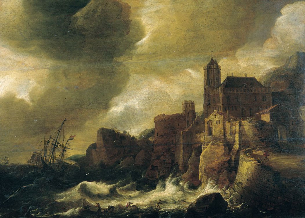 The Shipwreck av Ludolf Bakhuizen