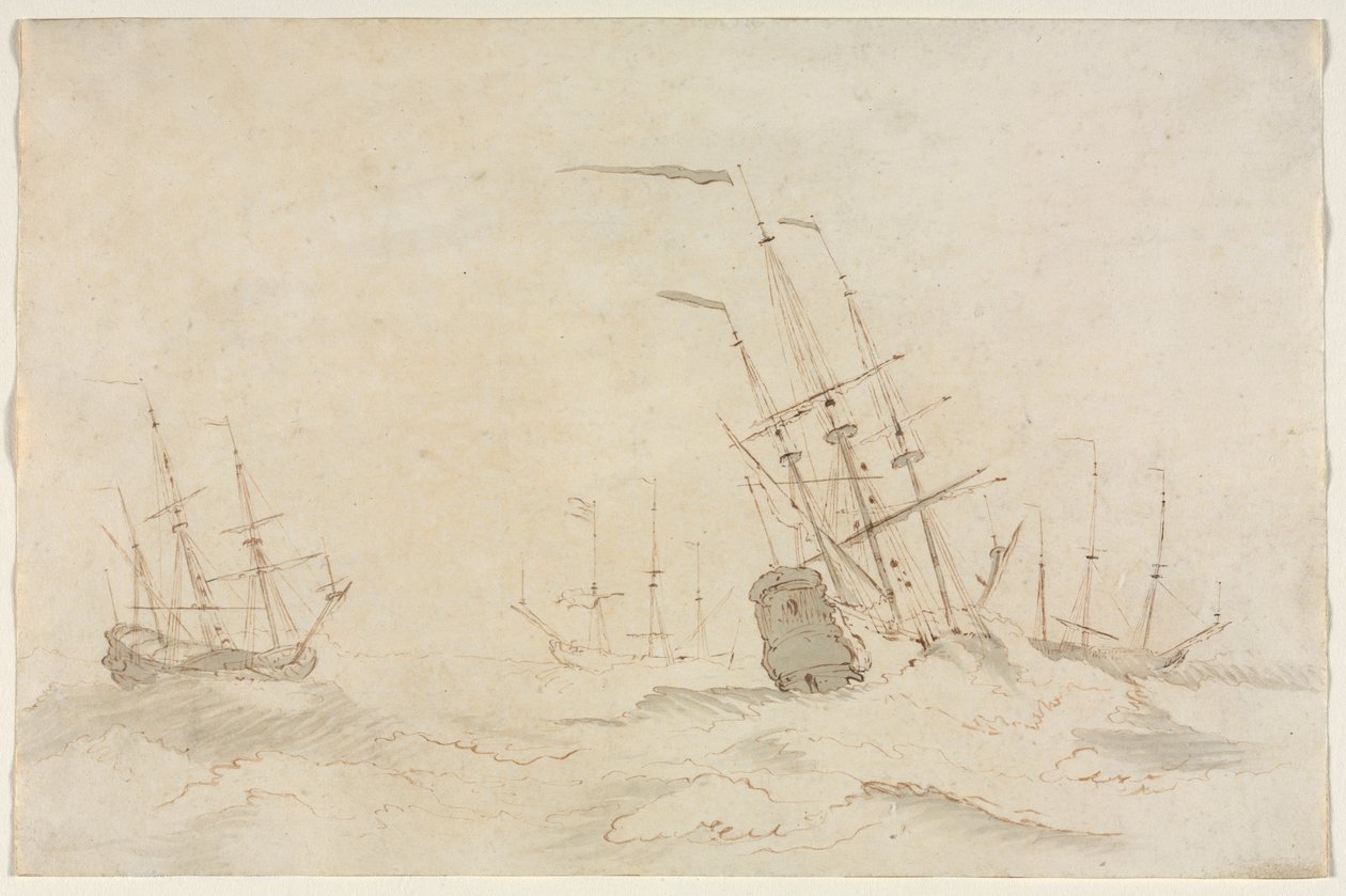 Skepp, andra halvan 1600-talet. av Ludolf Backhuysen