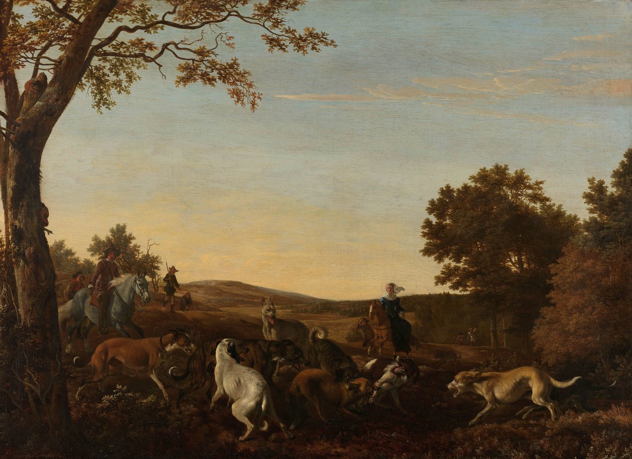 Rävjakten av Ludolf de Jongh
