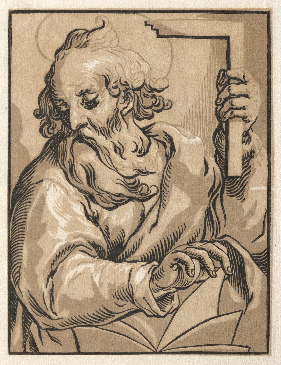 Kristus och apostlarna: St. Thomas med torget, 1600-talet. av Ludolph Büsinck