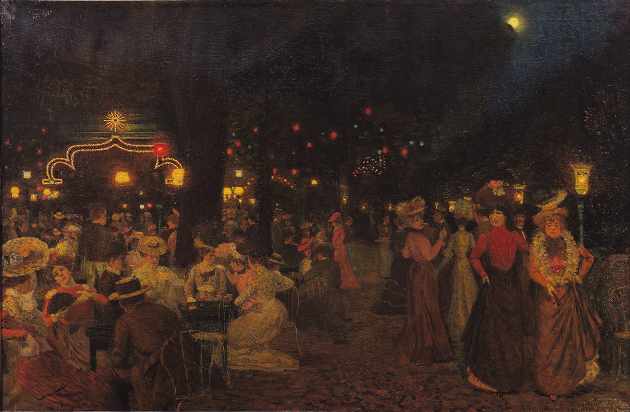 Bal Bullier, 1902 av Ludovic Vallee