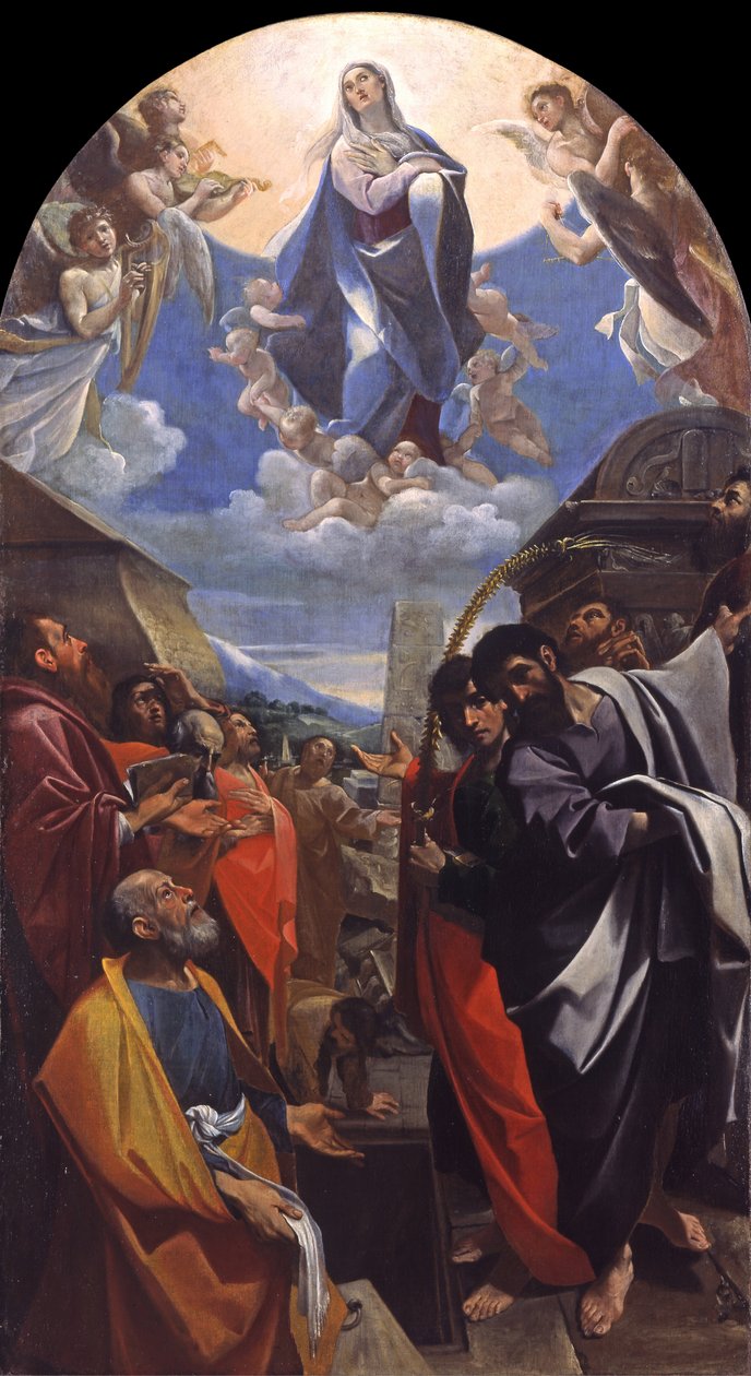 Antagande av Maria av Ludovico Carracci