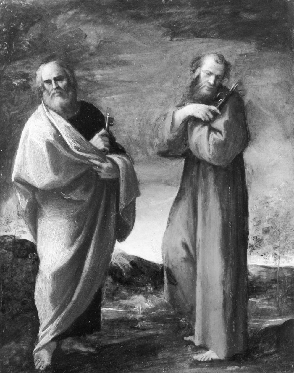 Saints Peter and Francis of Assisi av Ludovico Carracci