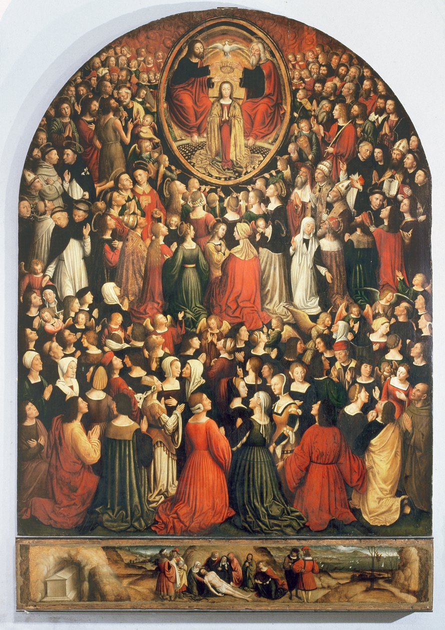 Jungfruns kröning, 1513 av Ludovico Brea