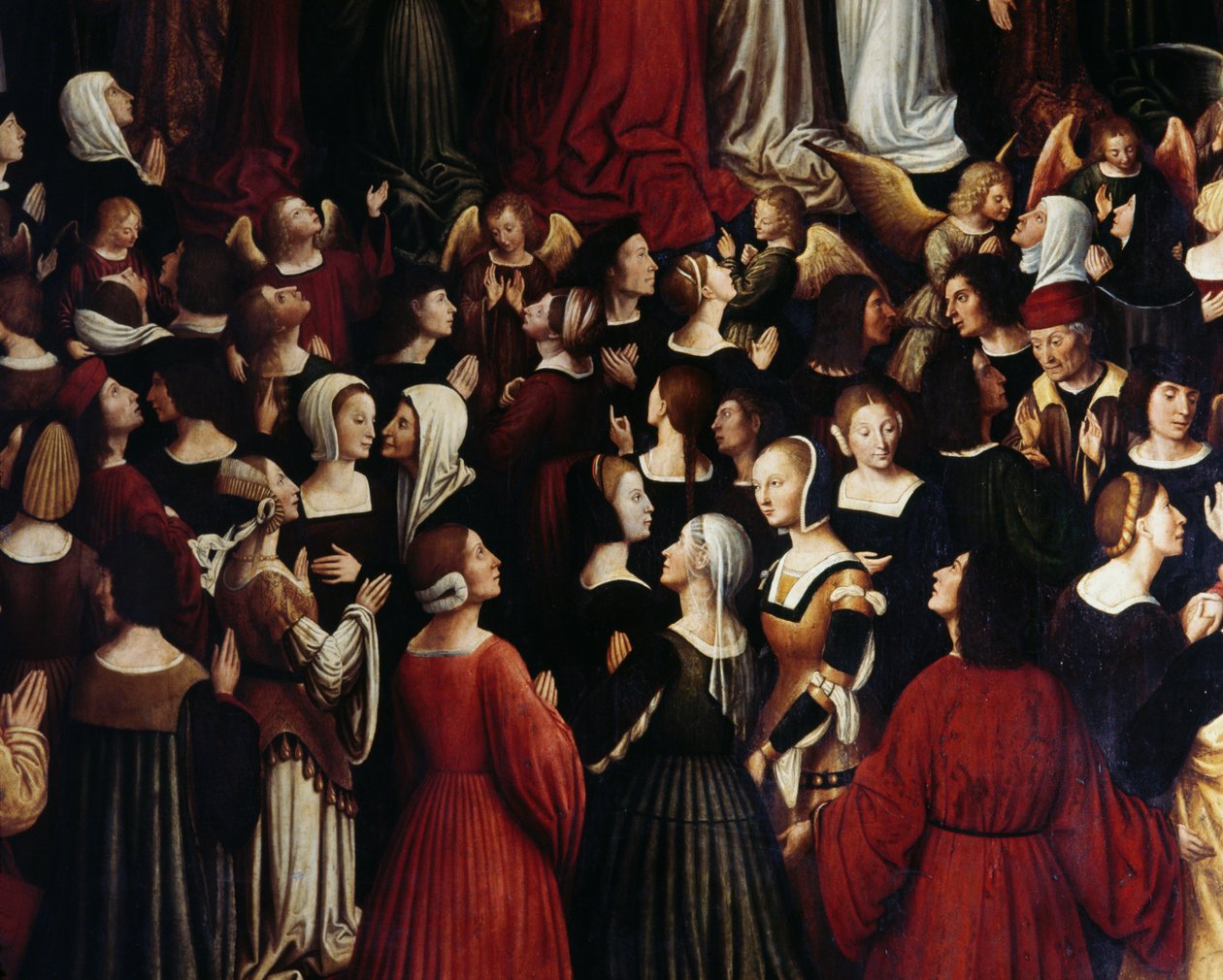 Himlen eller alla helgons altartavla av Ludovico Brea