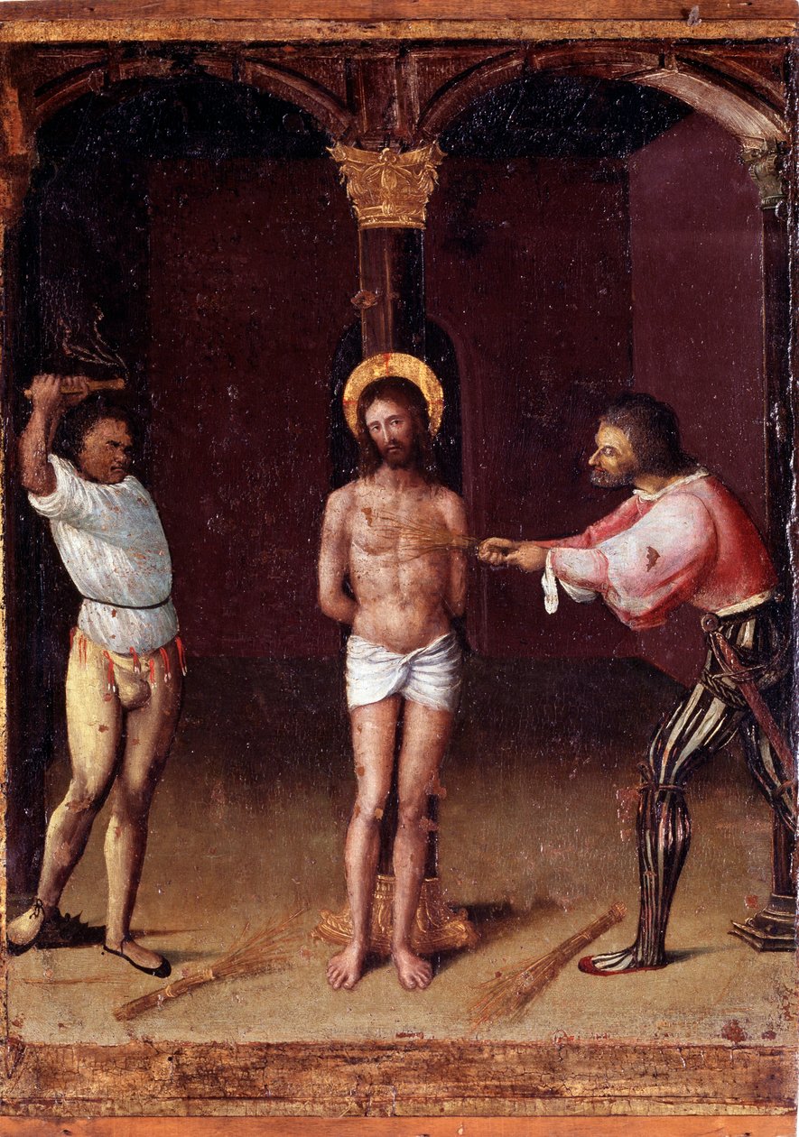 Jungfruns liv: "" La flagellation"" Serien "" Rosenkransens mysterier"" av Ludovico Brea