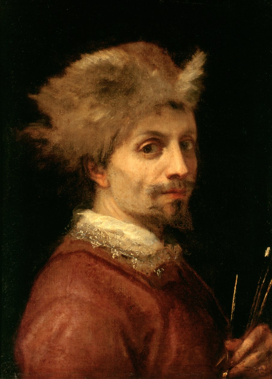 Självporträtt, ca 1606 (olja på duk) av Ludovico Cardi Cigoli
