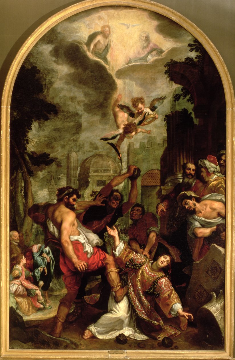 St. Stefans martyrskap av Ludovico Cardi Cigoli