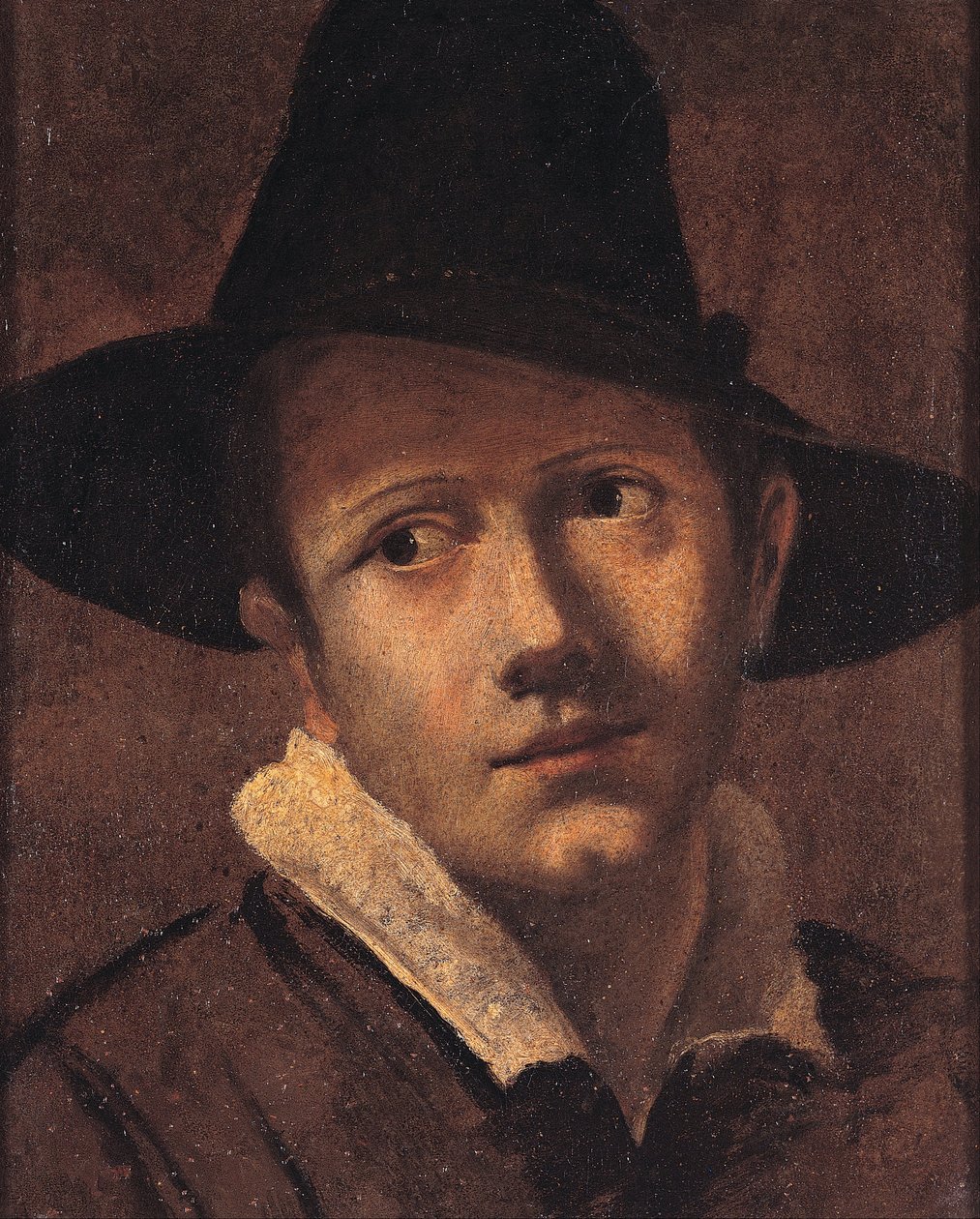 Porträtt av en ung man av Ludovico Carracci