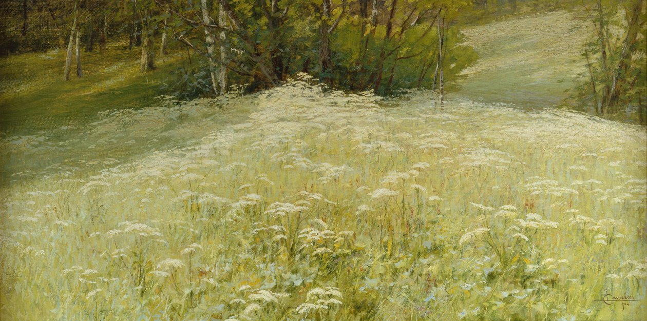 A Meadow (olja på duk) av Ludovico Cavaleri