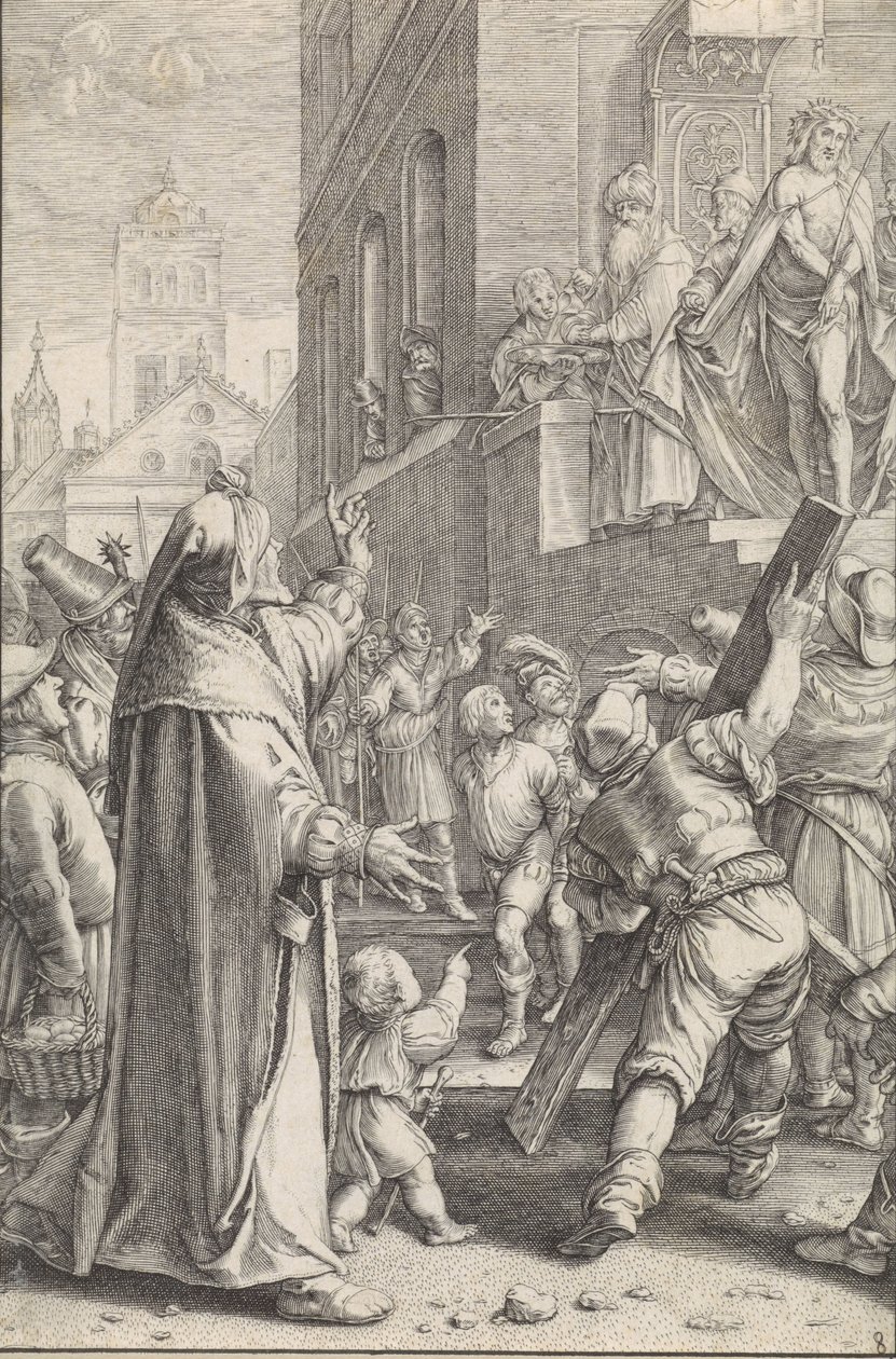 Kristus visad för folket (Ecce homo) The Passion (serietitel) av Ludovicus Siceram