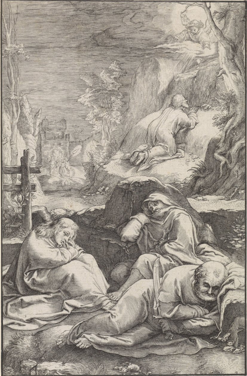 Kristus i Getsemane trädgård The Passion (serietitel) av Ludovicus Siceram