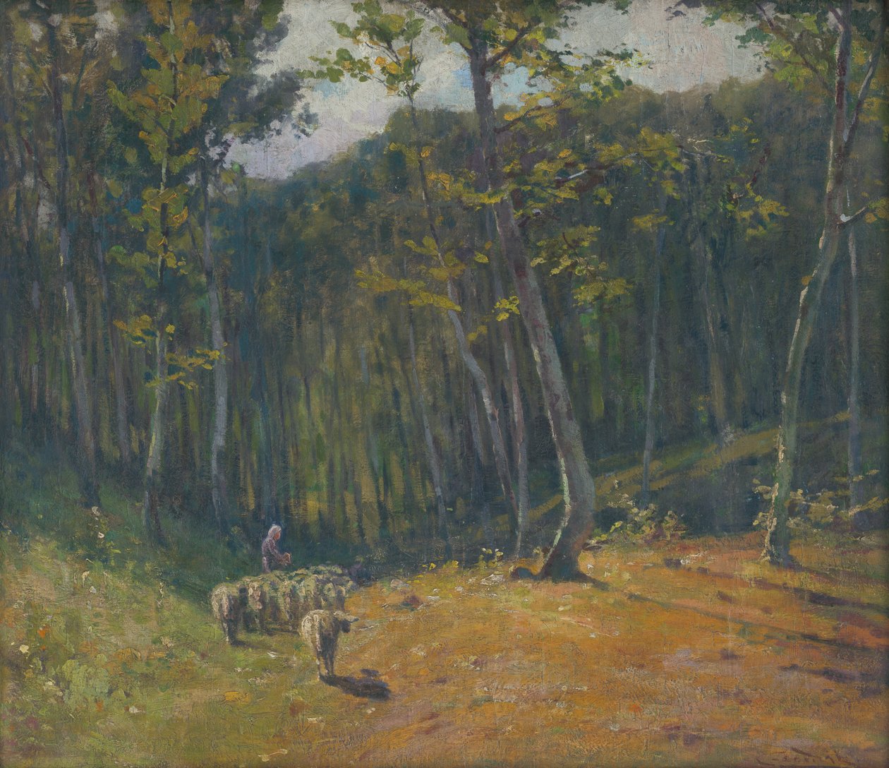 Får i skogen av Ludovit Cordak