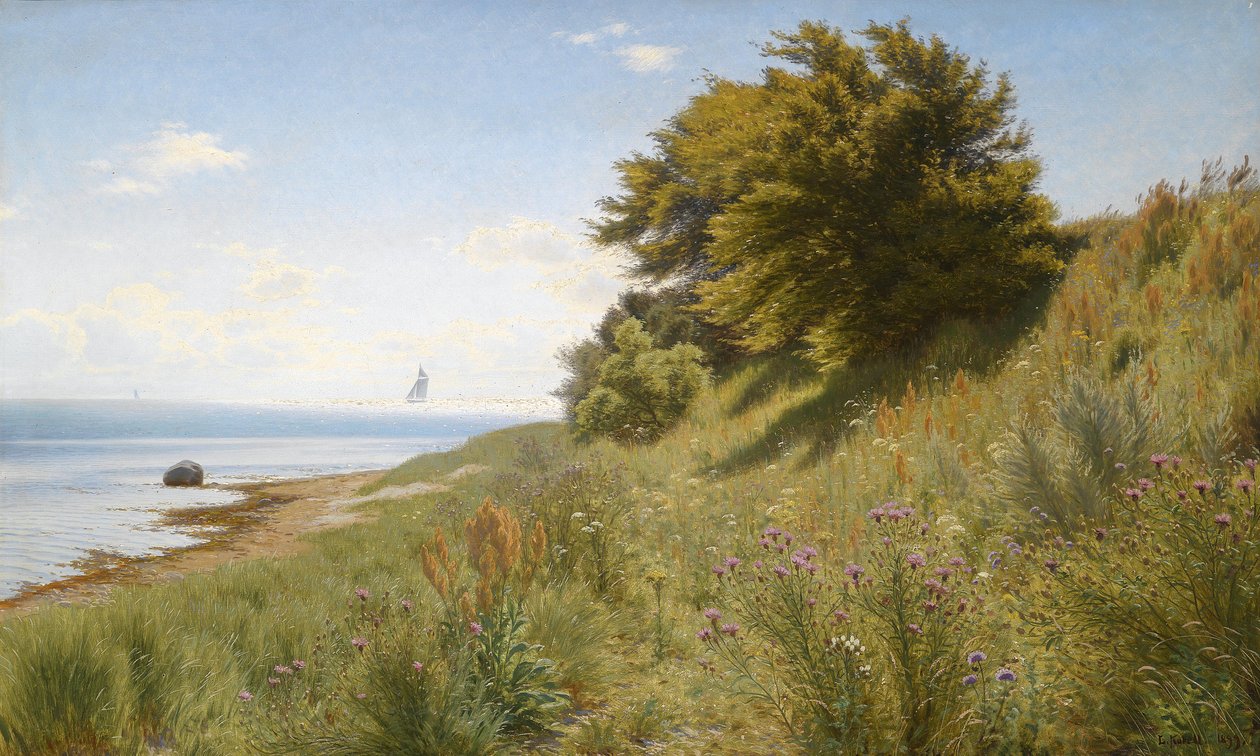 Sommertag am Meer av Ludvig Kabell