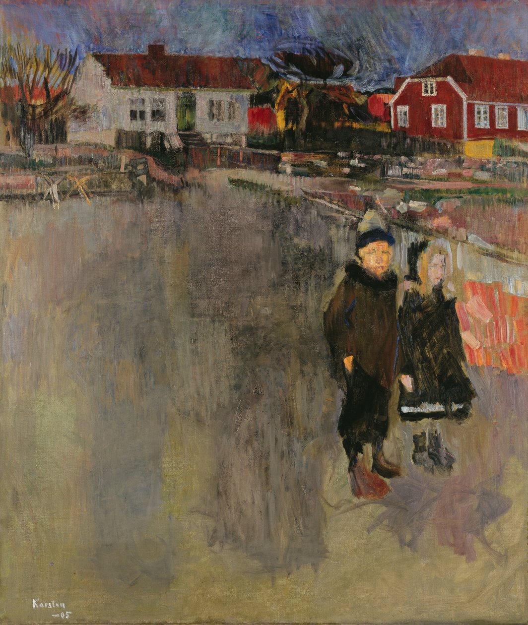 Spring Evening at Ula av Ludvig Karsten