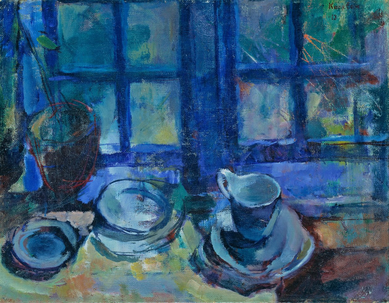The blue Kitchen av Ludvig Karsten