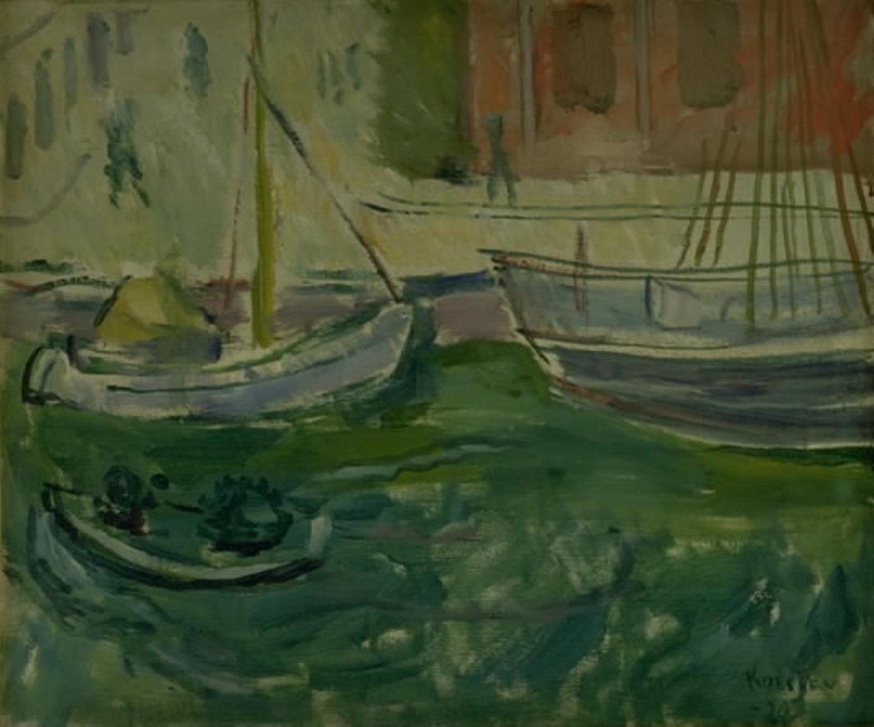 Utsikt över Nyhavn av Ludvig Karsten